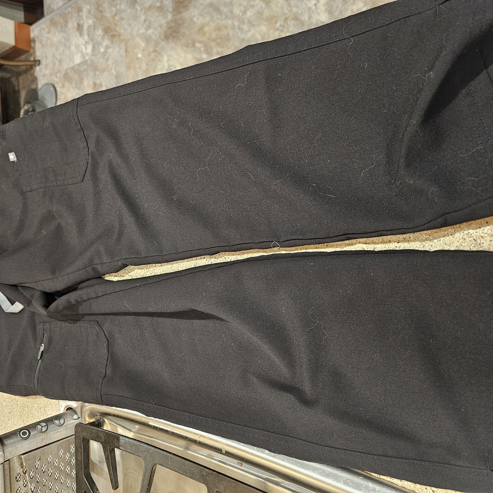 Figs Black Scrub Pants, Full-Length Design